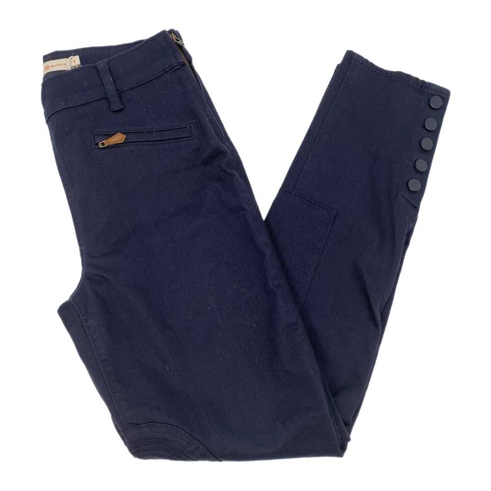Tory Burch Navy Blue Infinity Jodhpur Skinny Pants | Size 26